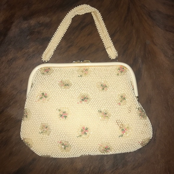 Vintage purse beaded interior & exterior - Picture 2 of 8